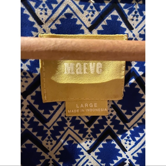 Anthropologie Maeve Geometric “Galen Dress” Sz. Lg - Picture 7 of 11